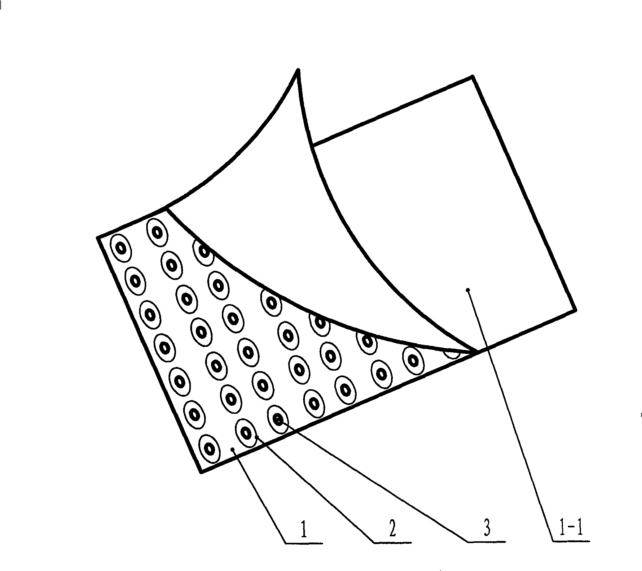 Strip/block plate for packing seeds of sowing and preparation method thereof