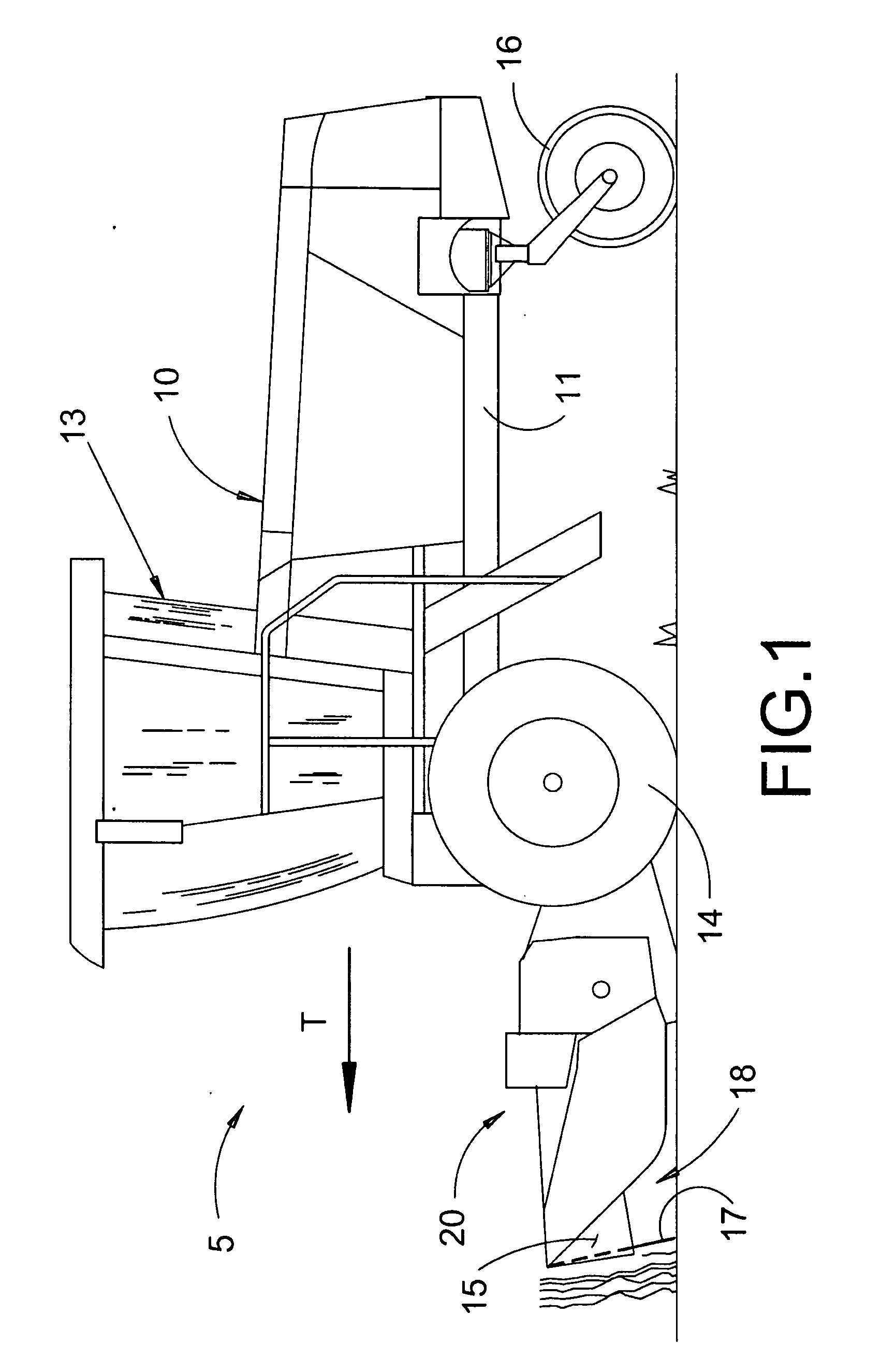 Auger with tapered flighting