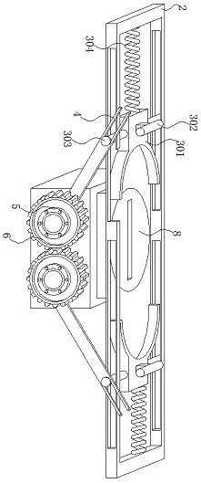 Non-standard gear inner space chamfering and grinding equipment with positioning and adjusting functions