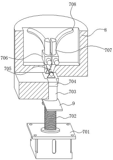 Non-standard gear inner space chamfering and grinding equipment with positioning and adjusting functions