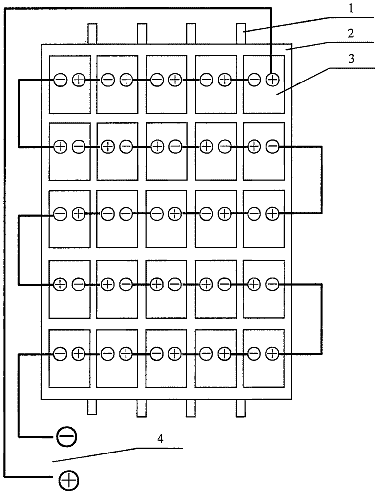 Building facade film-based organic photovoltaic system and installation method