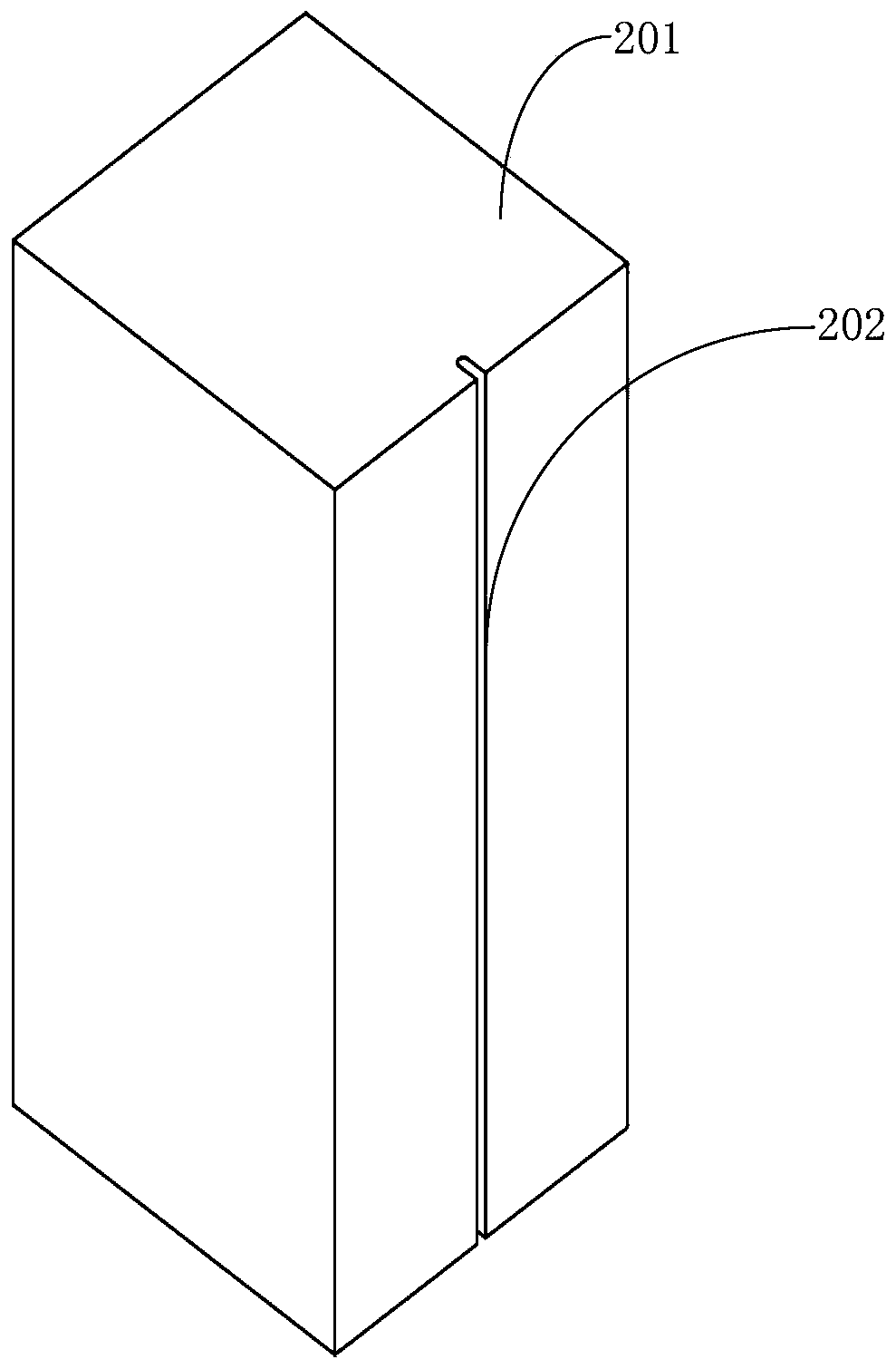 Thermal induction cracking method for crystalline silicon cell