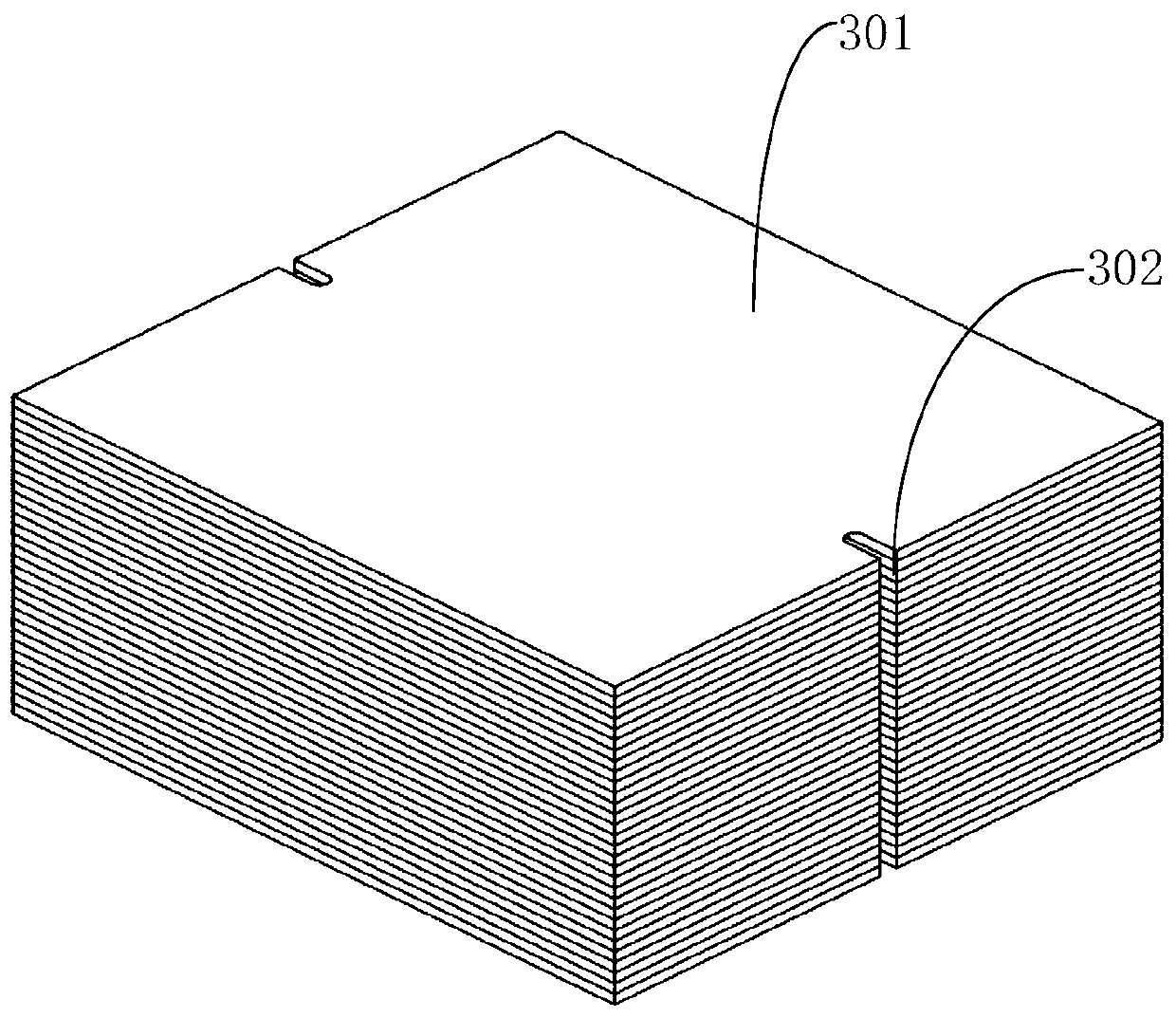 Thermal induction cracking method for crystalline silicon cell