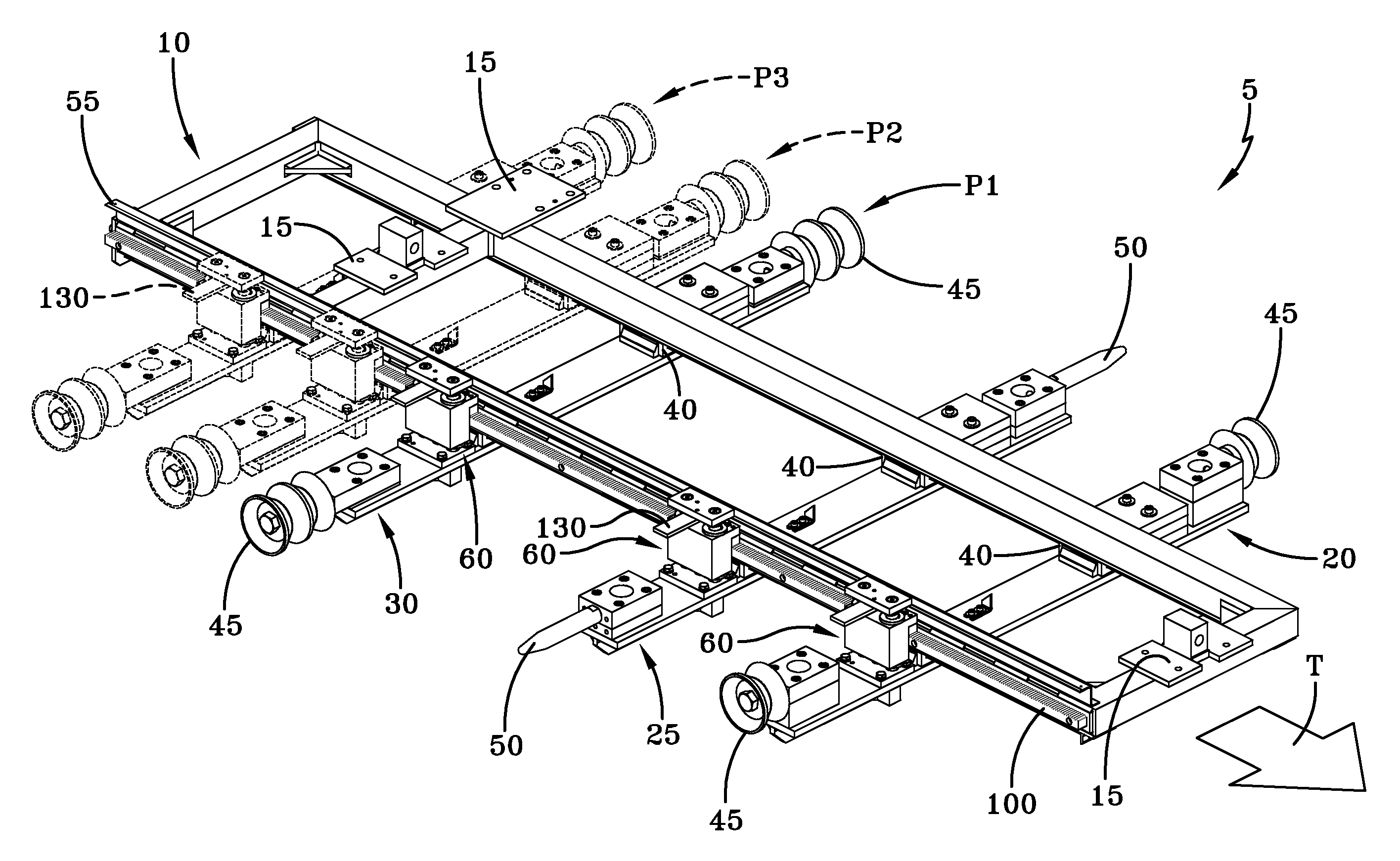 Flexible conveyor carrier fixture for part transport and method of use thereof