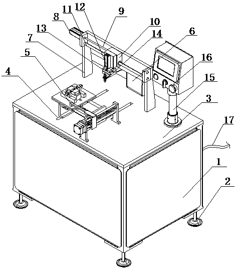 Automatic silver contact welding machine