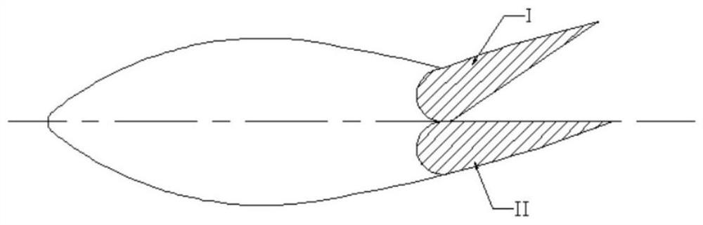 A device for simulating the variation of drag rudder deflection angle and stiffness of tailless aircraft