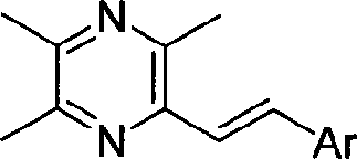Ligustrazine stilbenoids derivatives, preparation method thereof, medicament composition and use