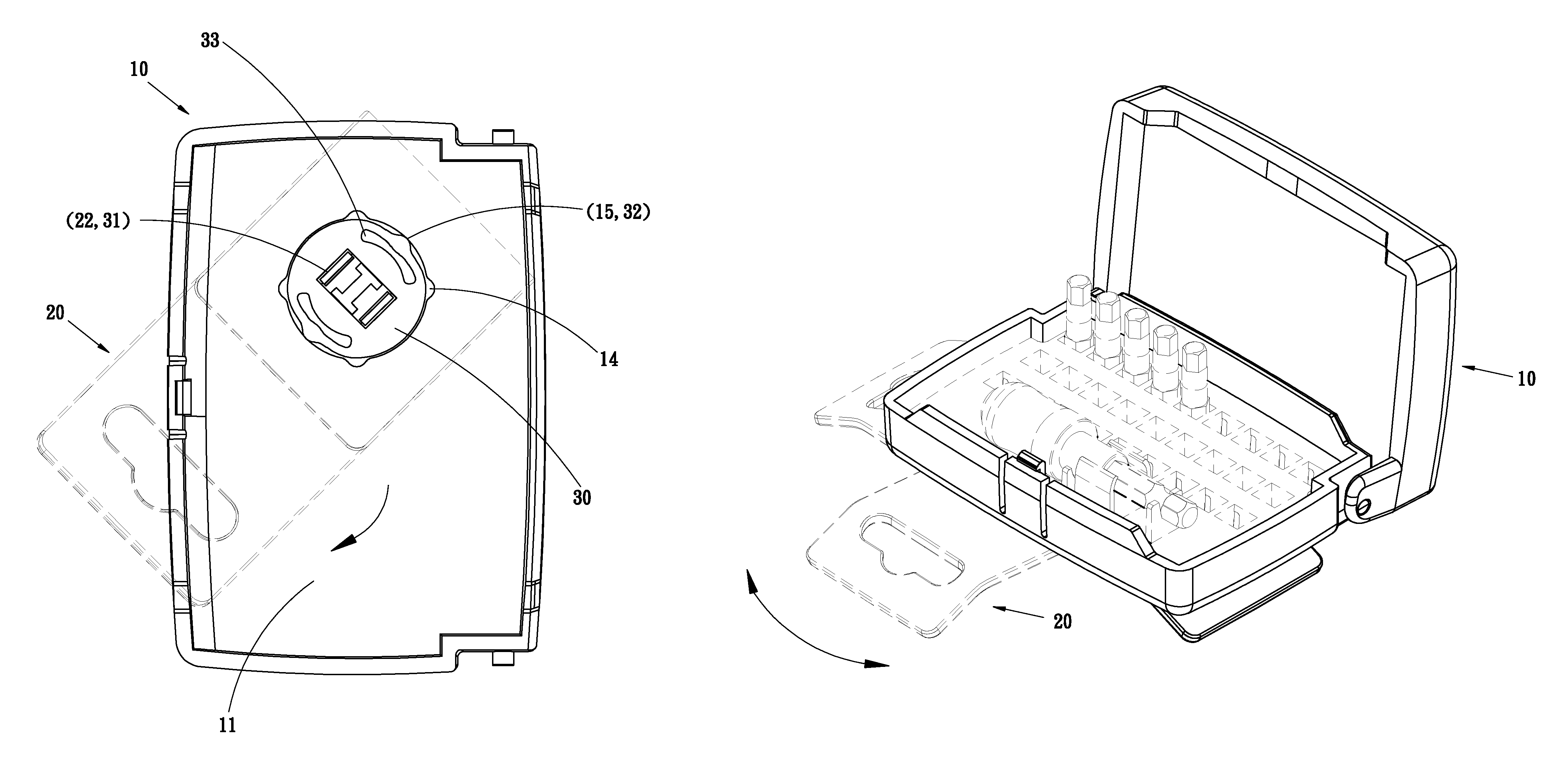 Rotatable securing device