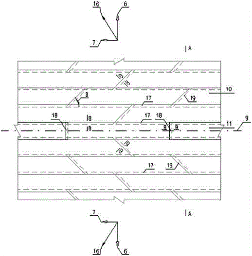 Splicing paving method of waterproof plates in tunnel and splicing paving structure of waterproof plates in tunnel