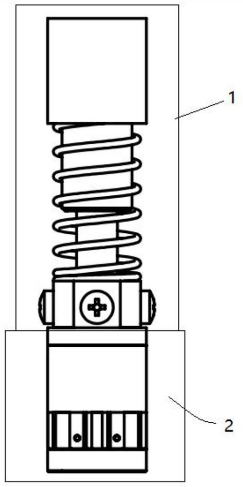 Miniature floating joint at tail end of industrial robot