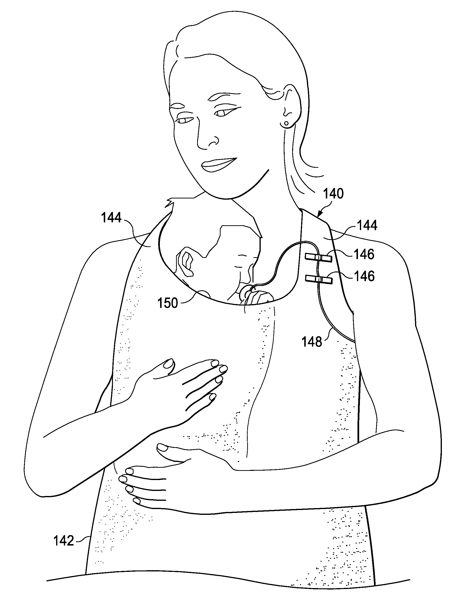 Medical garment for skin-to-skin care and methods of use