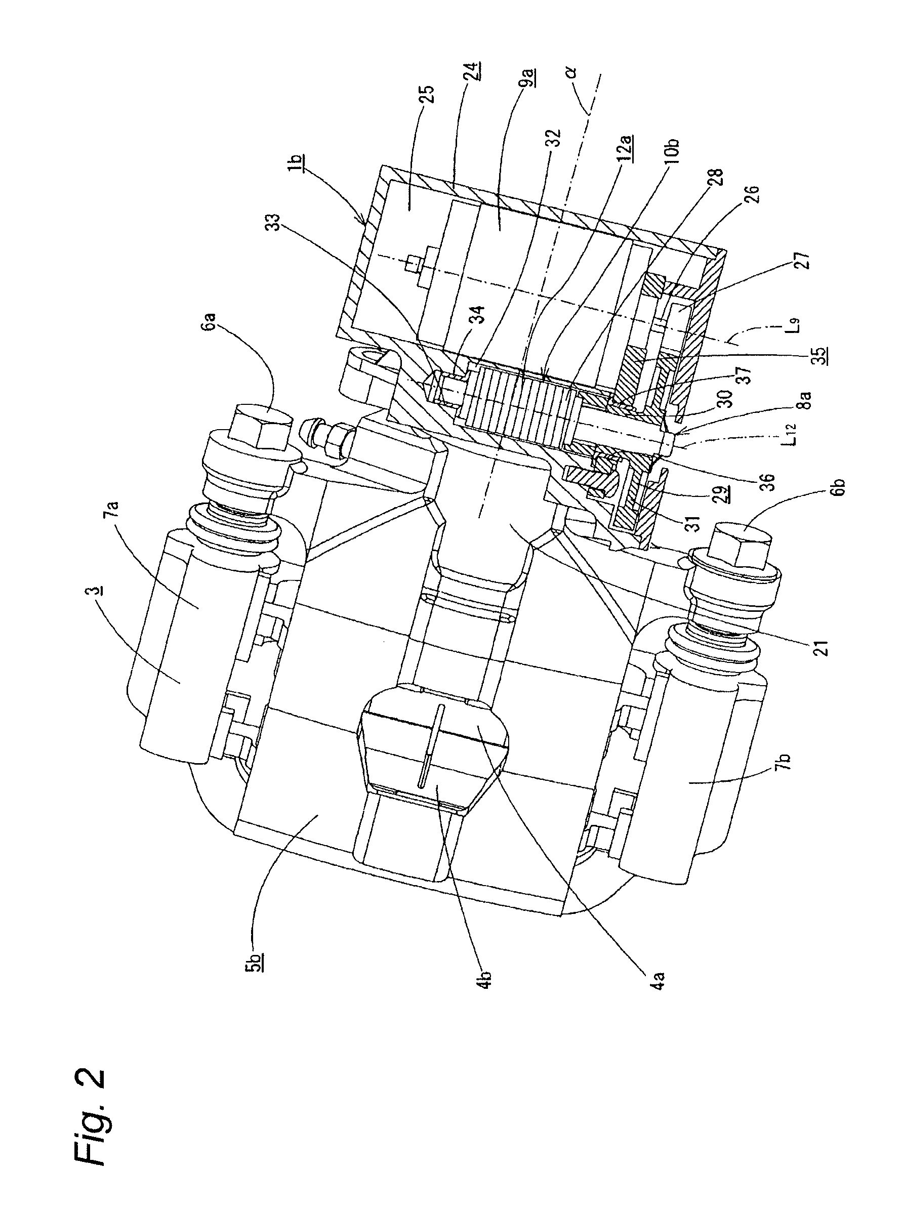 Disc brake apparatus with electric parking mechanism