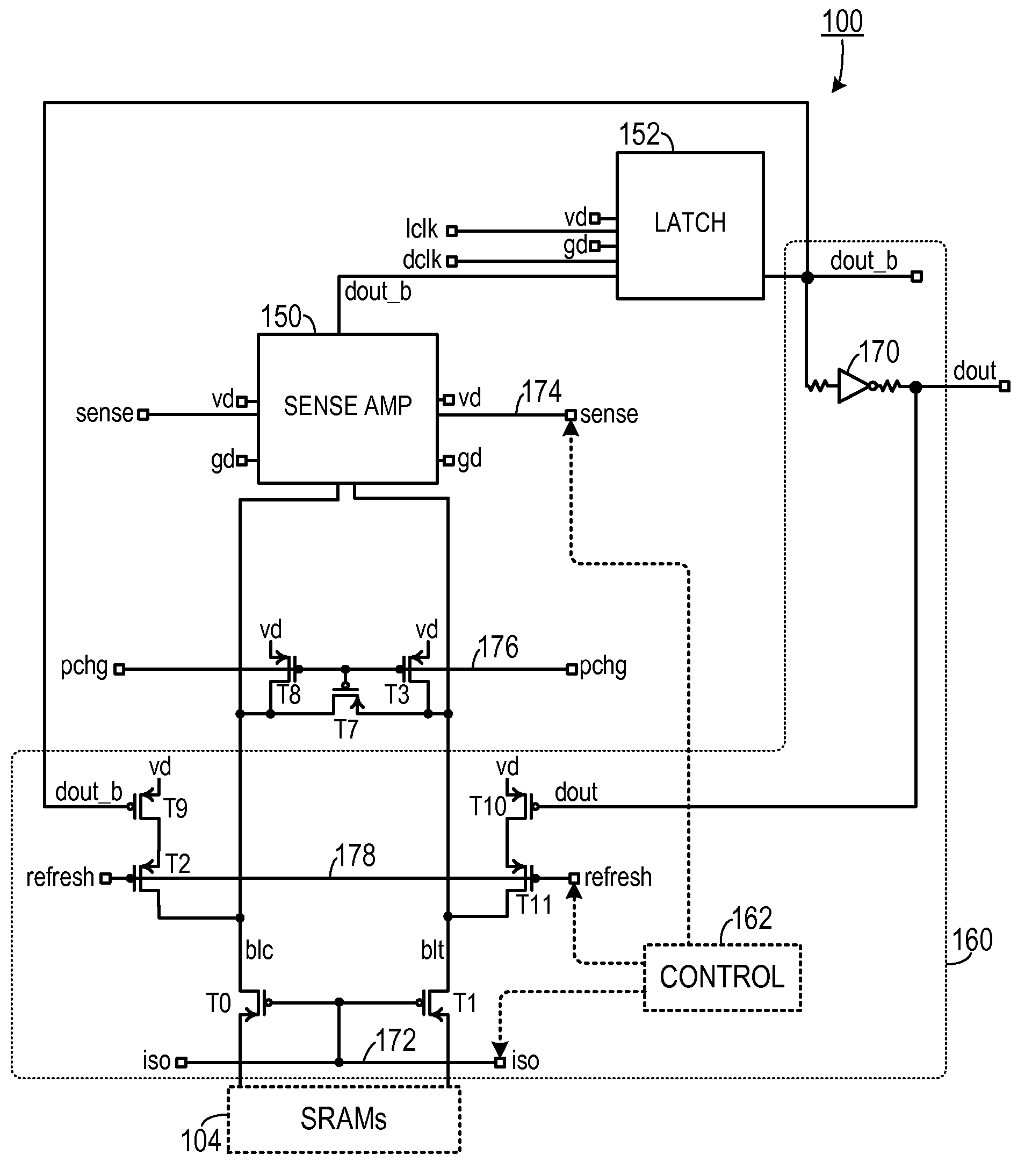Non-Body Contacted Sense Amplifier with Negligible History Effect