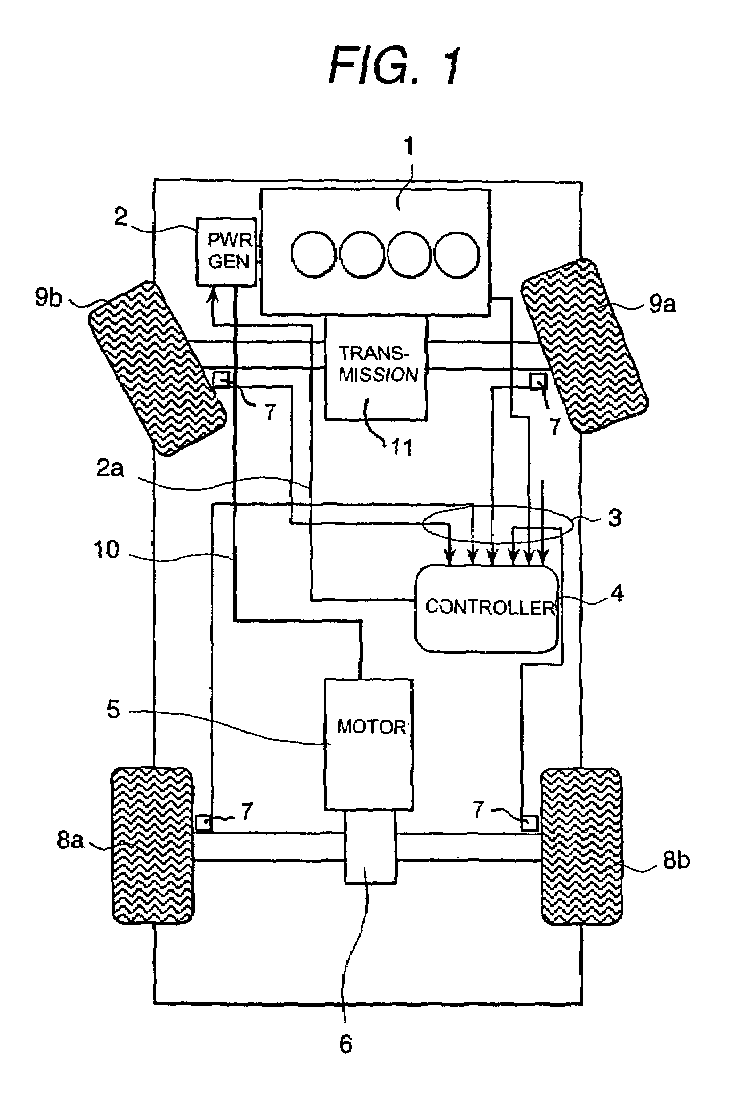 Control apparatus for vehicle-use electric power generator