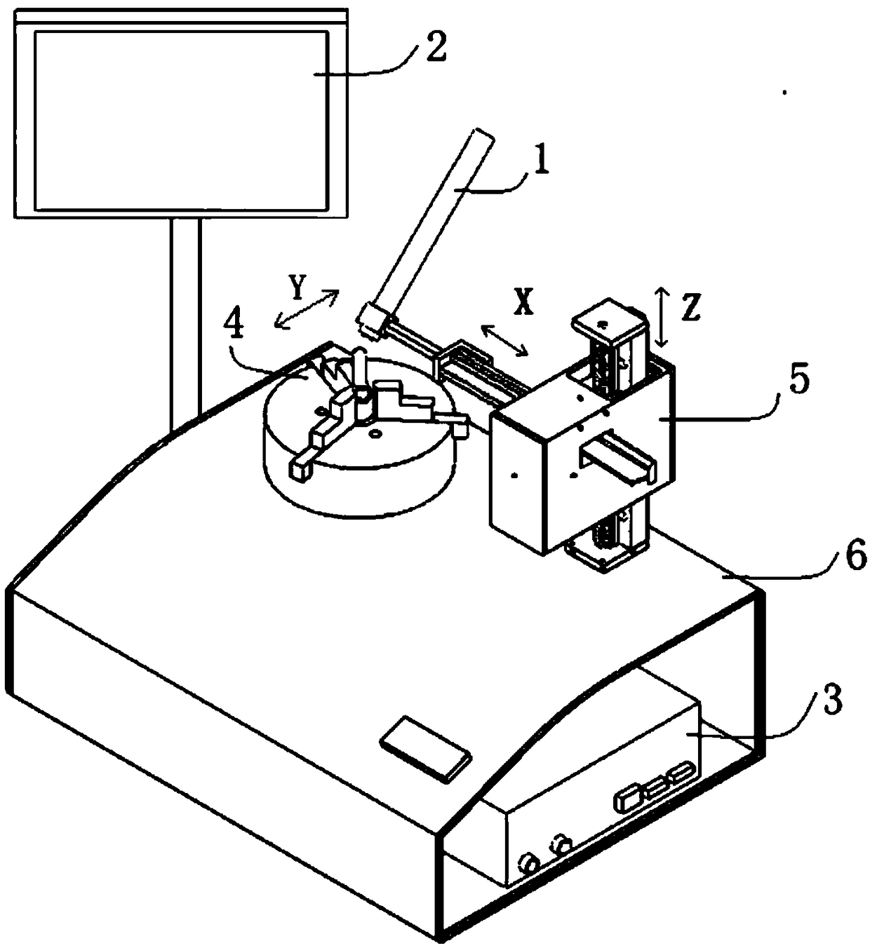 Intelligent detection system and method for micro-pore shape of fuel injection nozzle based on machine vision