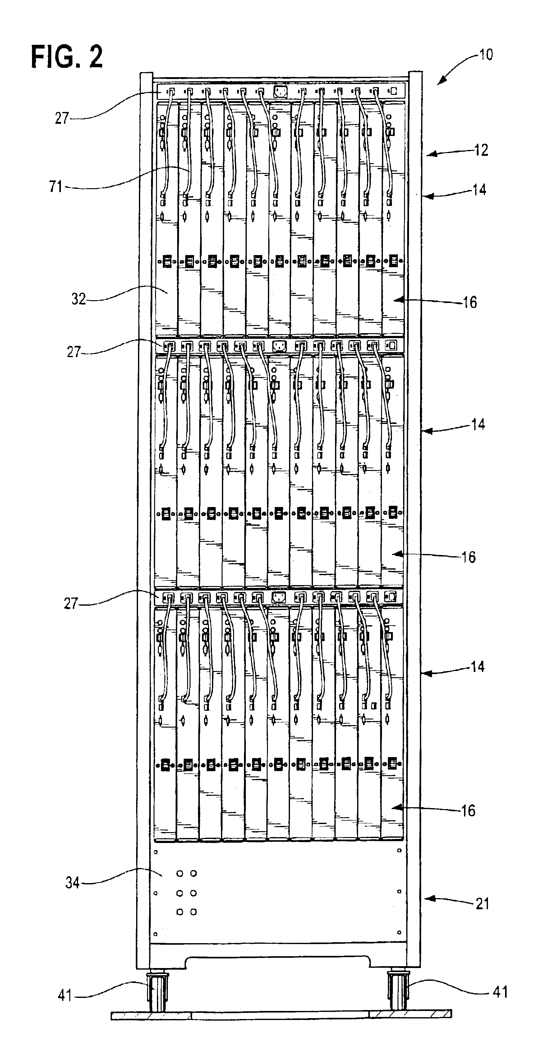 Rack mountable computer component and method of making same