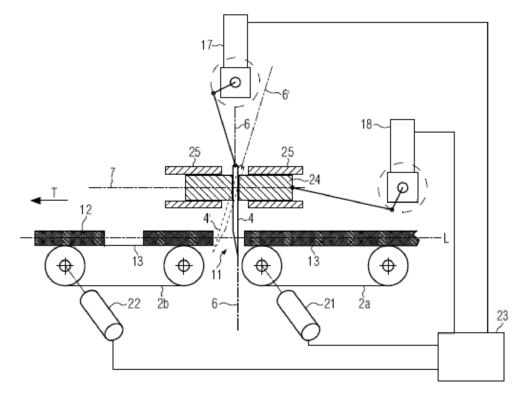 Method and device for separating products