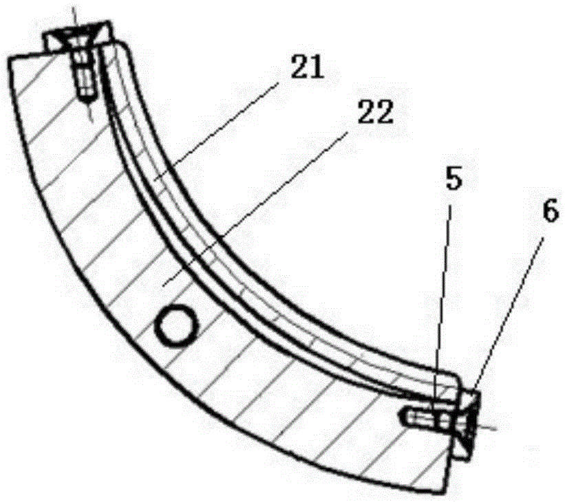 Elastic tilting-pad sliding bearing