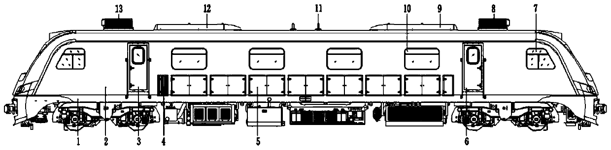 Hybrid power rail car using diesel engine and power storage battery for traction