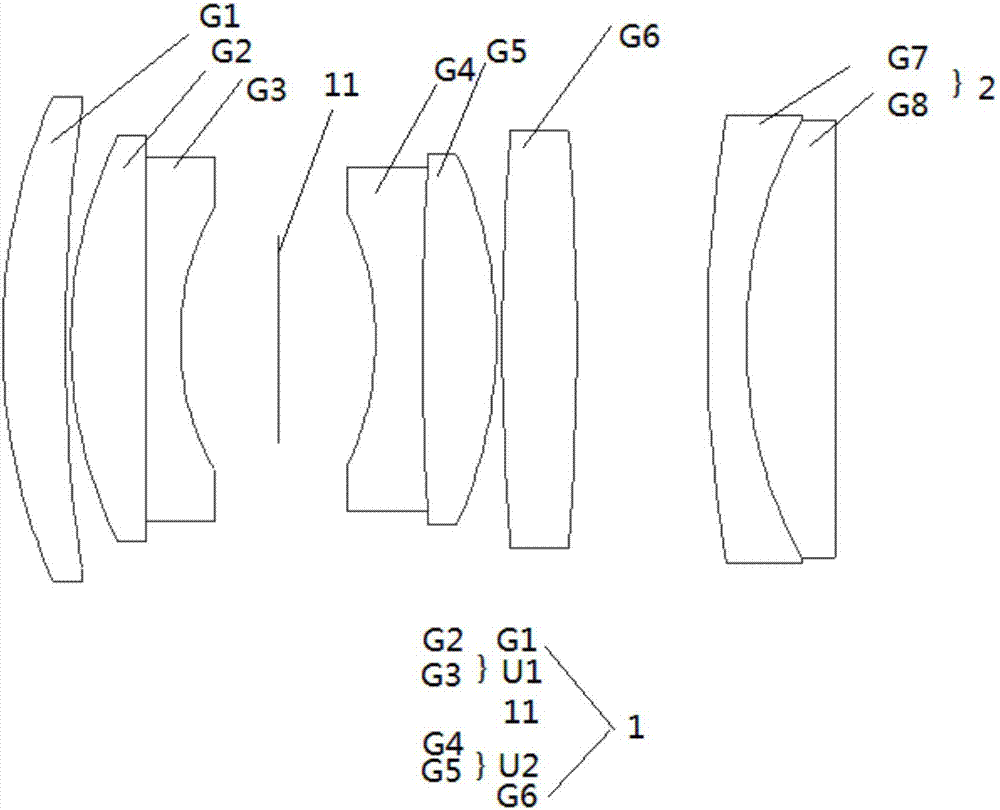 High-resolution large-target surface machine vision lens