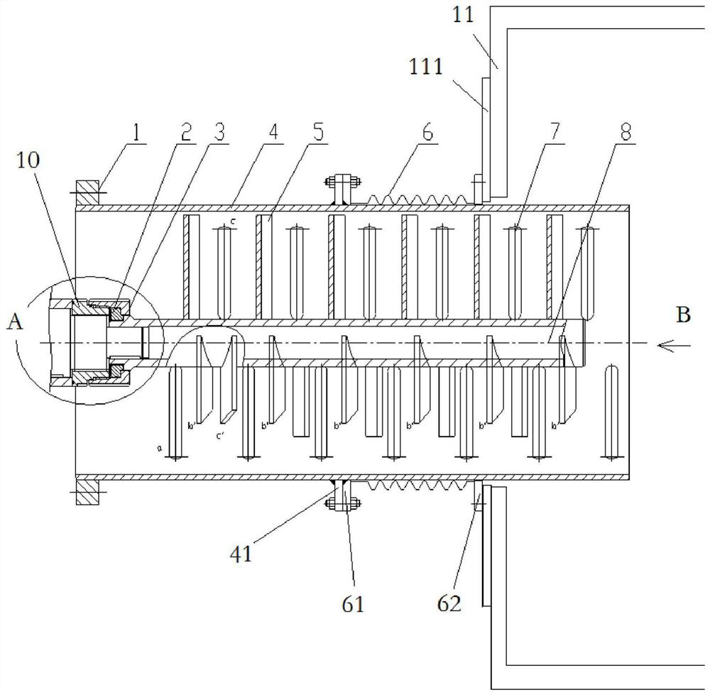 Extension system of hydrogen fluoride pre-reactor