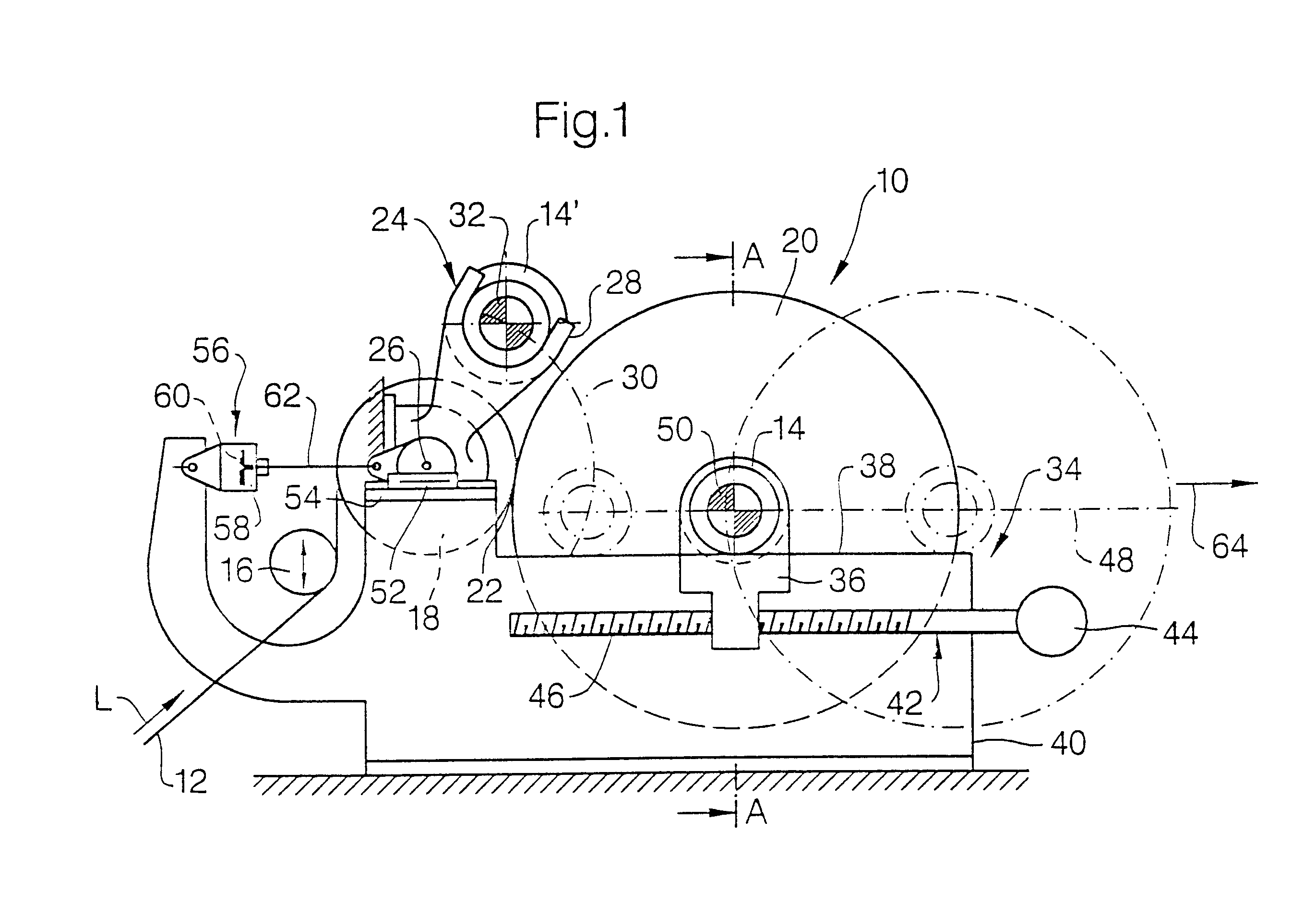 Winding machine and process for winding a material web