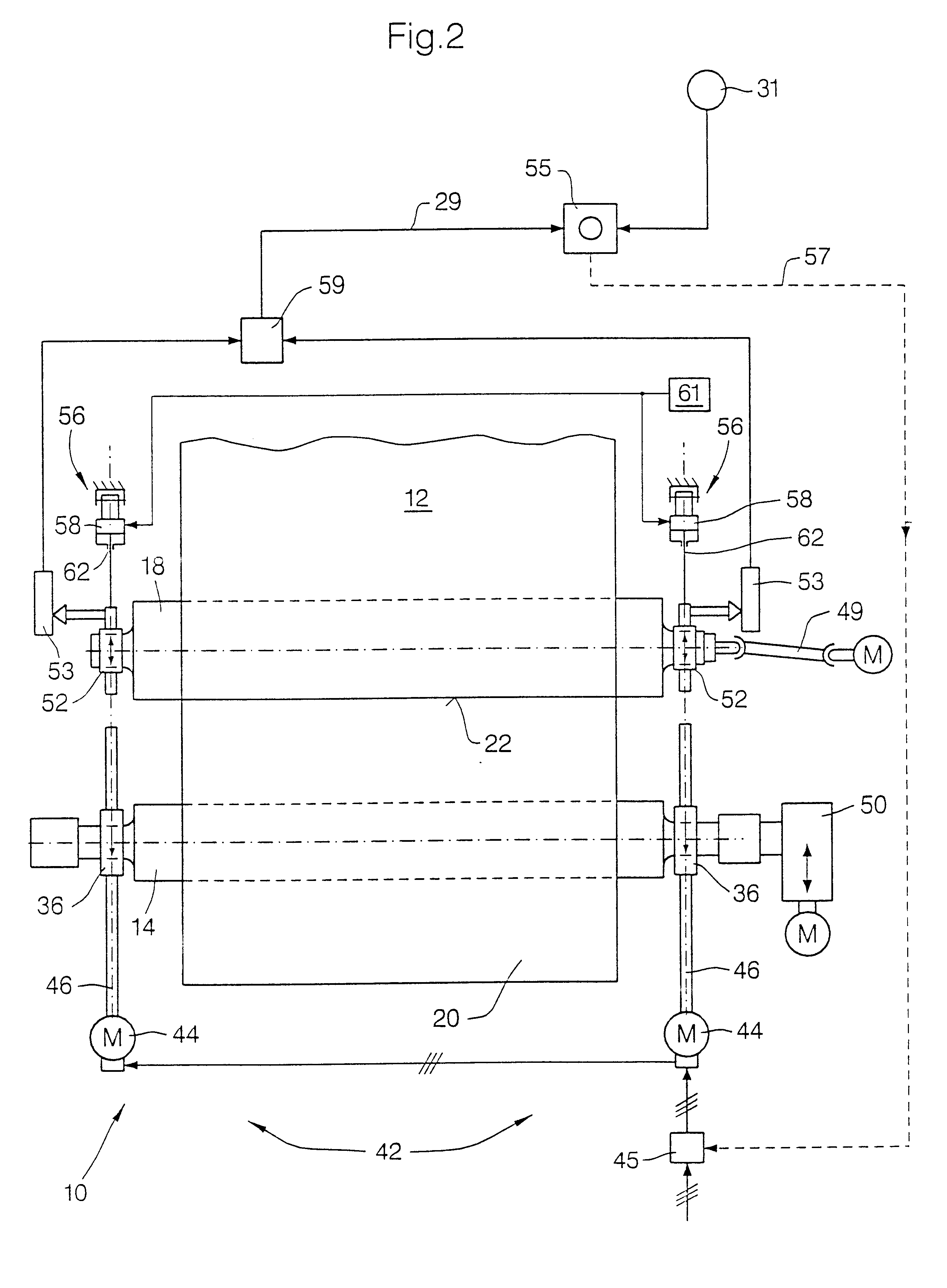 Winding machine and process for winding a material web