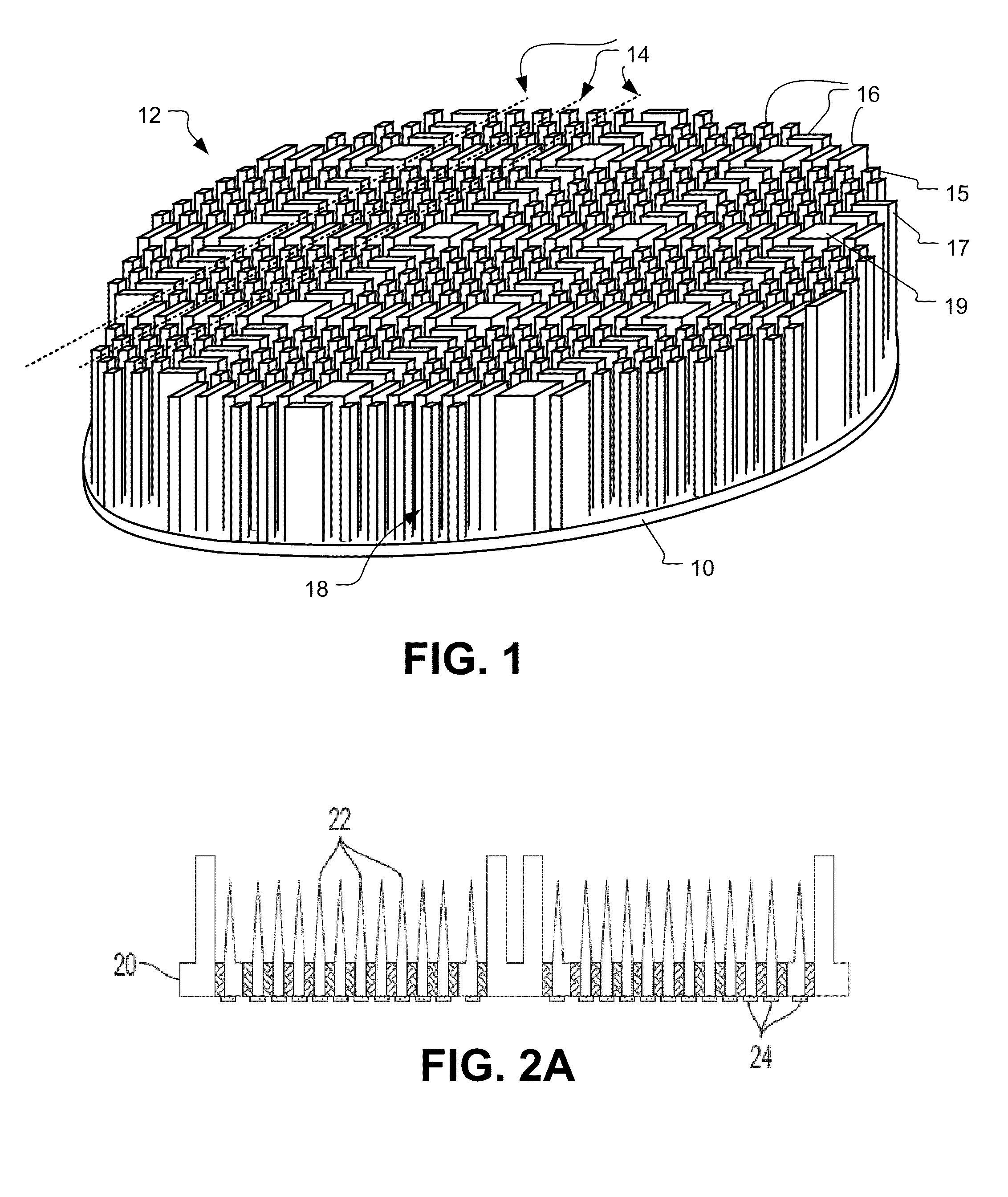 Methods for Wafer Scale Processing of Needle Array Devices
