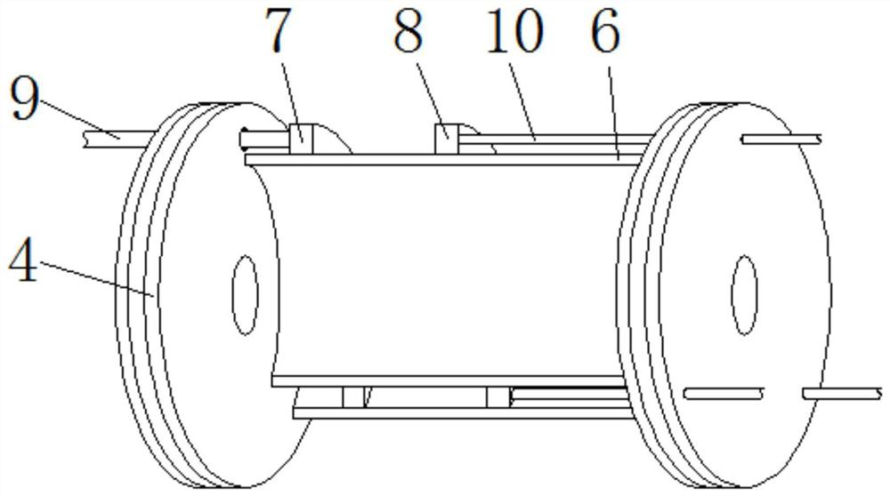 A pneumatic balance crane cylinder mechanism