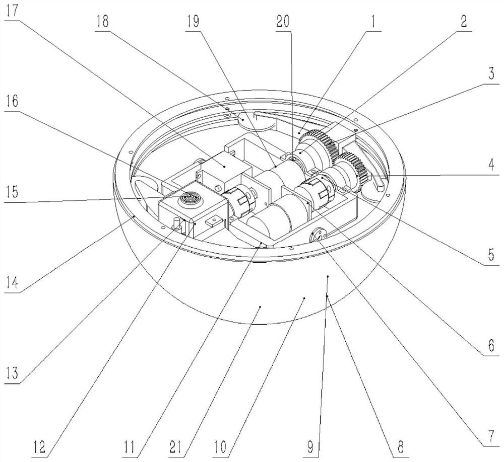 Multi-degree-of-freedom spherical robot