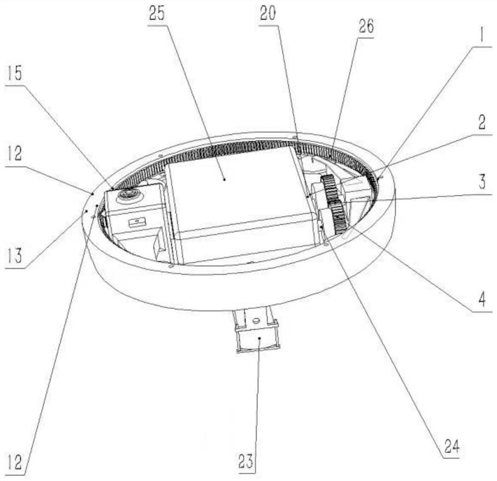 Multi-degree-of-freedom spherical robot