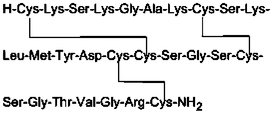 Method for synthesizing leconotide