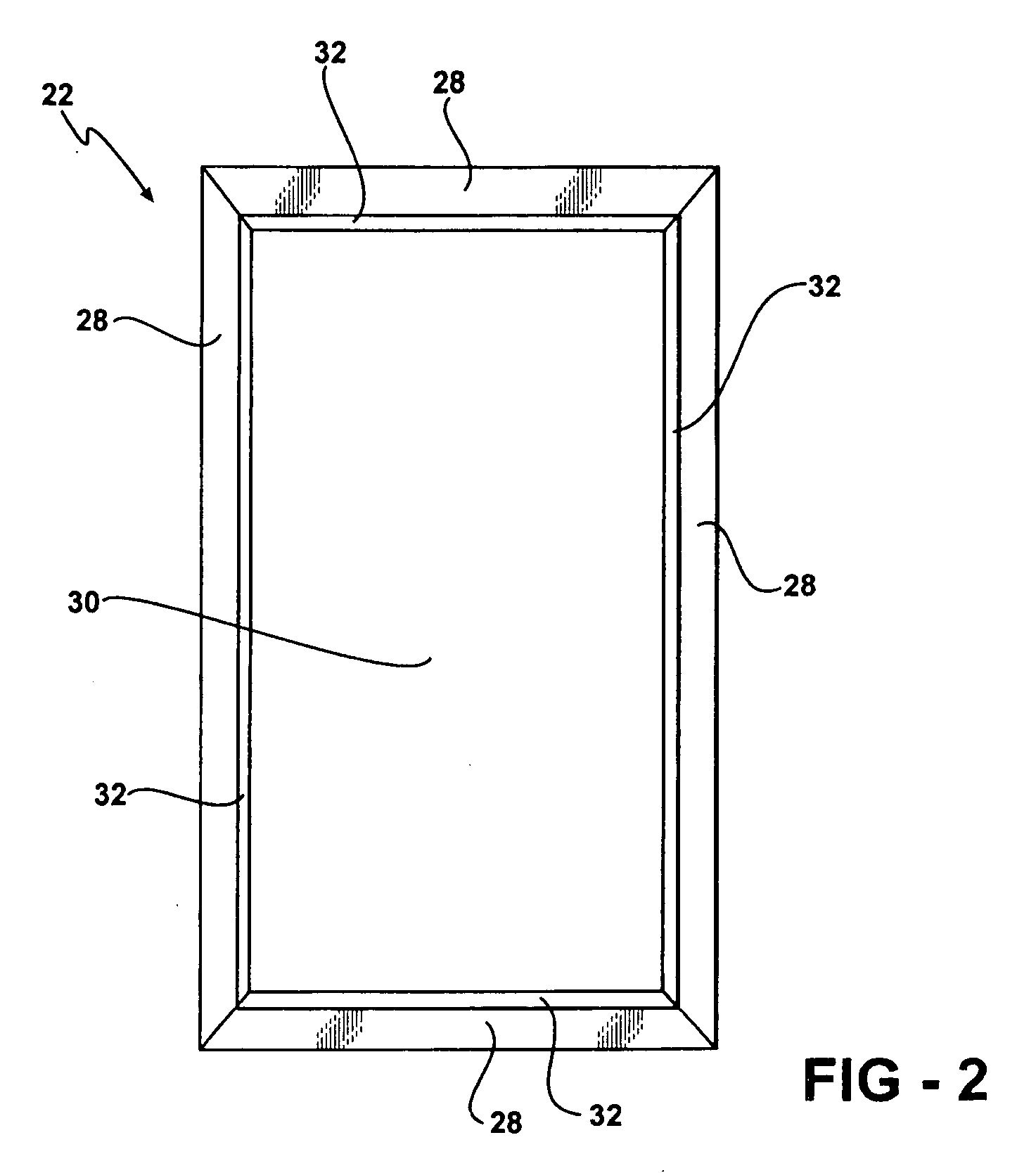 Screen assembly and method of attaching a screen cloth therein using a light curable adhesive