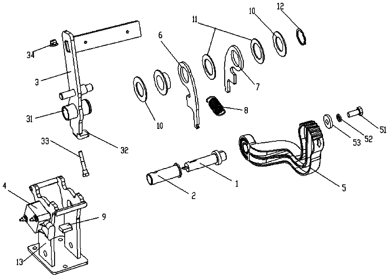 Bidirectional return mechanism of accelerator pedal