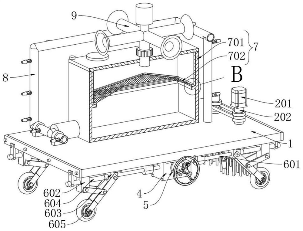 Dust removal device for housing construction based on settlement adsorption