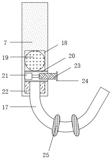 A spraying device for spring processing