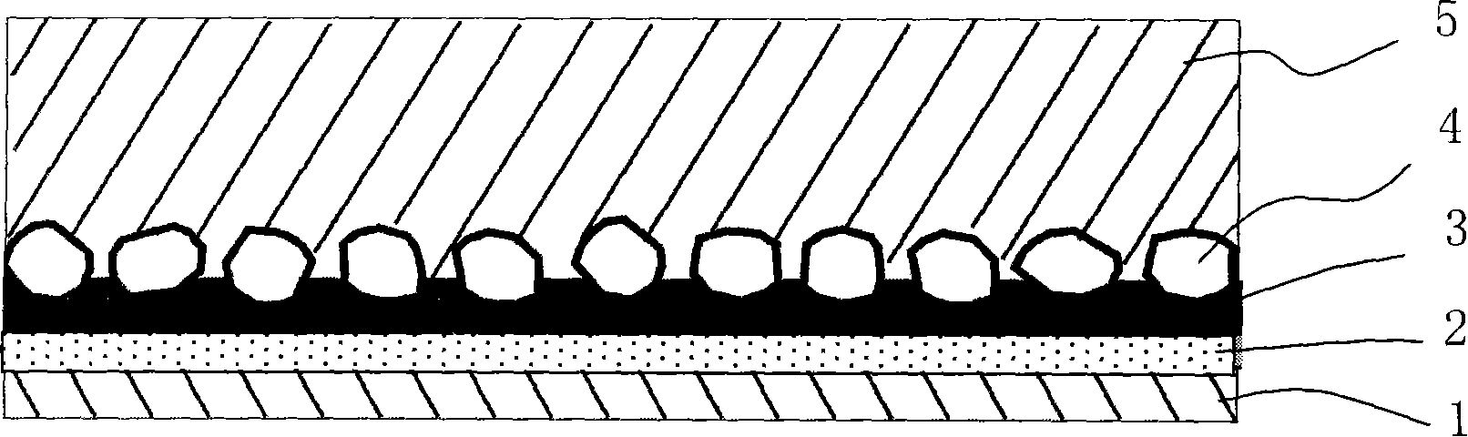 Asphalt macadam stress absorption layer and construction method thereof