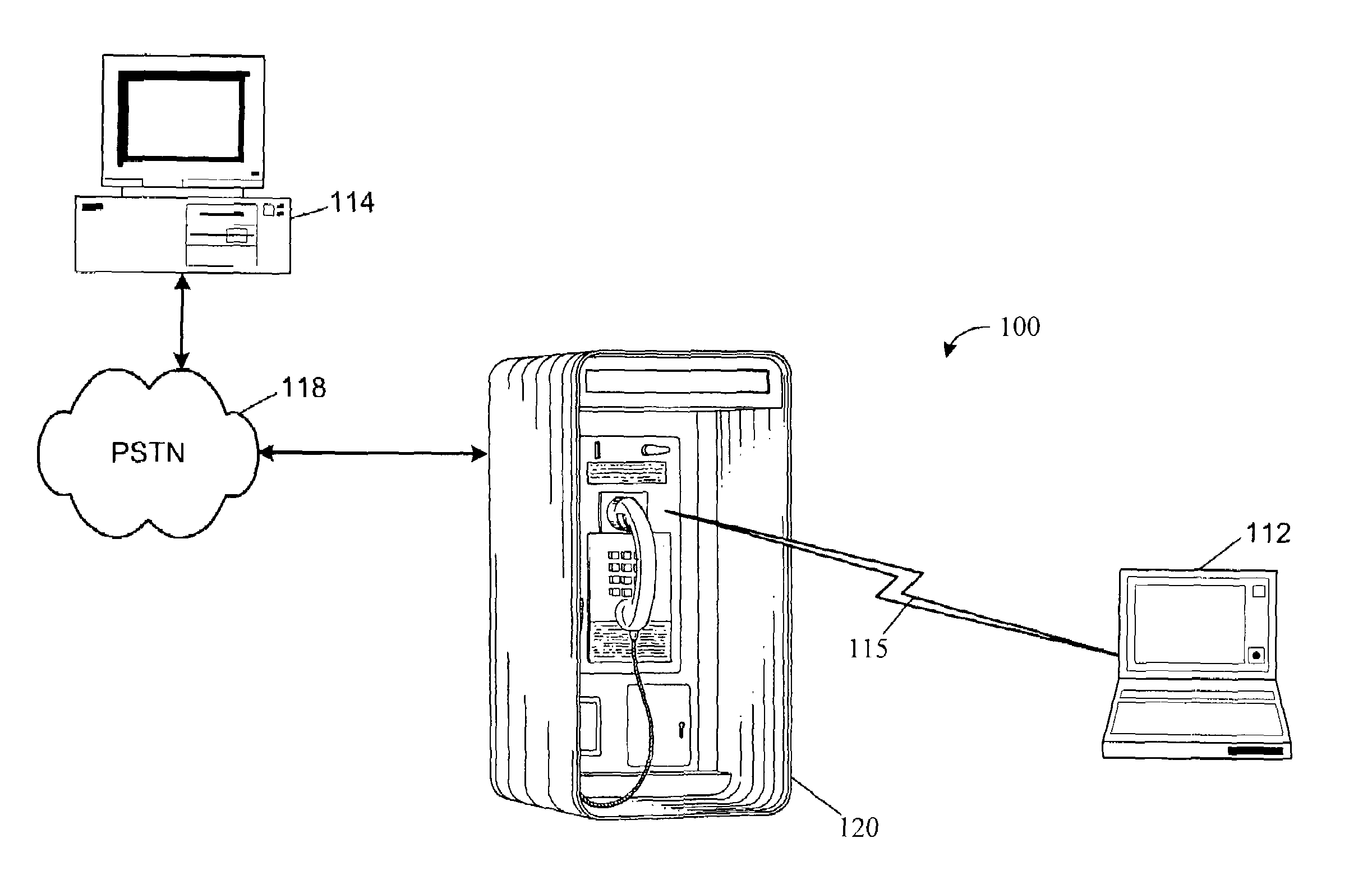 System and method for communicating with a remote communication unit via the public switched telephone network (PSTN)