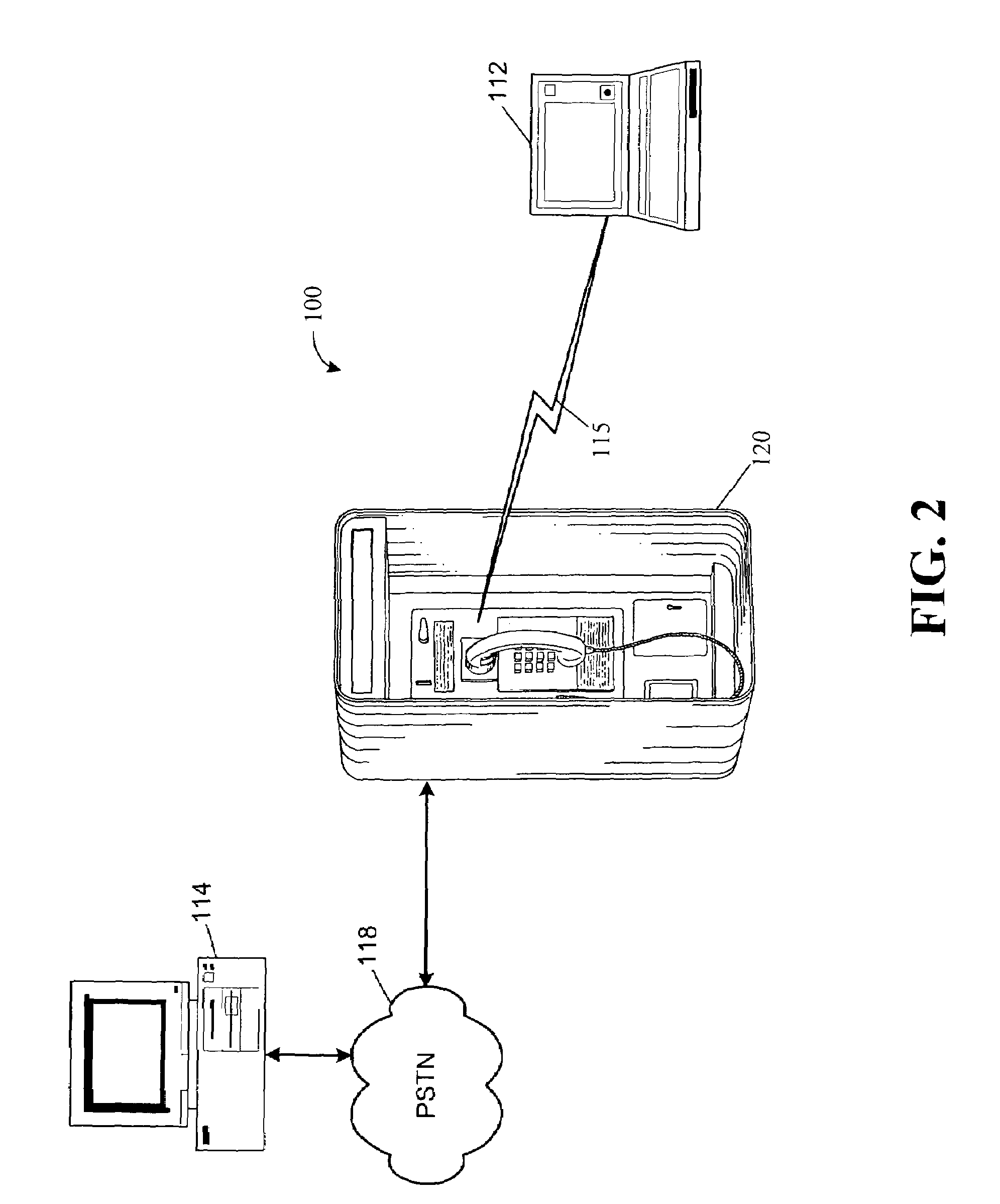 System and method for communicating with a remote communication unit via the public switched telephone network (PSTN)