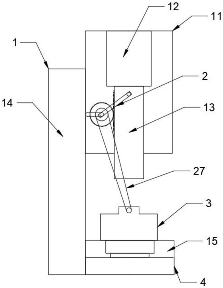 High-precision hot die forging device for sun gear for planetary reducer