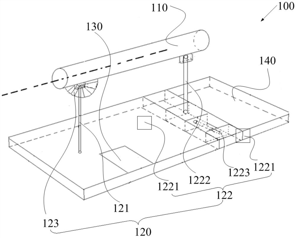 Surgical robot and its puncture point indicating device