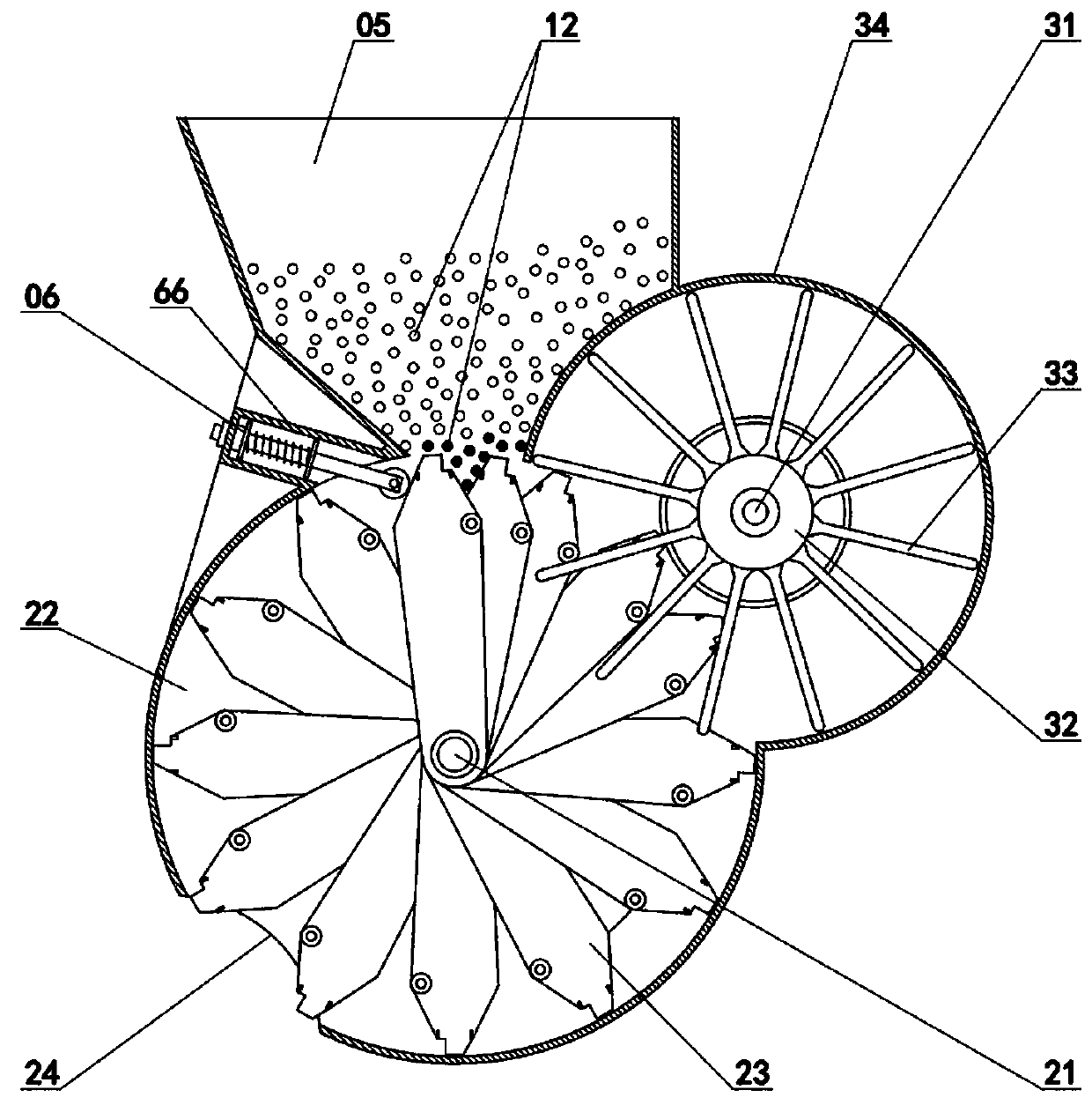 Self-adjustment seedling separating driving device used for seedling separating and transplanting planter