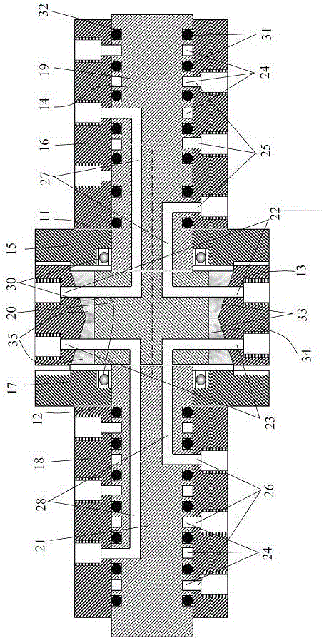 Periodic oriented flow guide device for various types of fluid