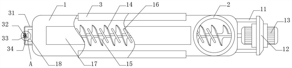 Conveying mechanism for flour production