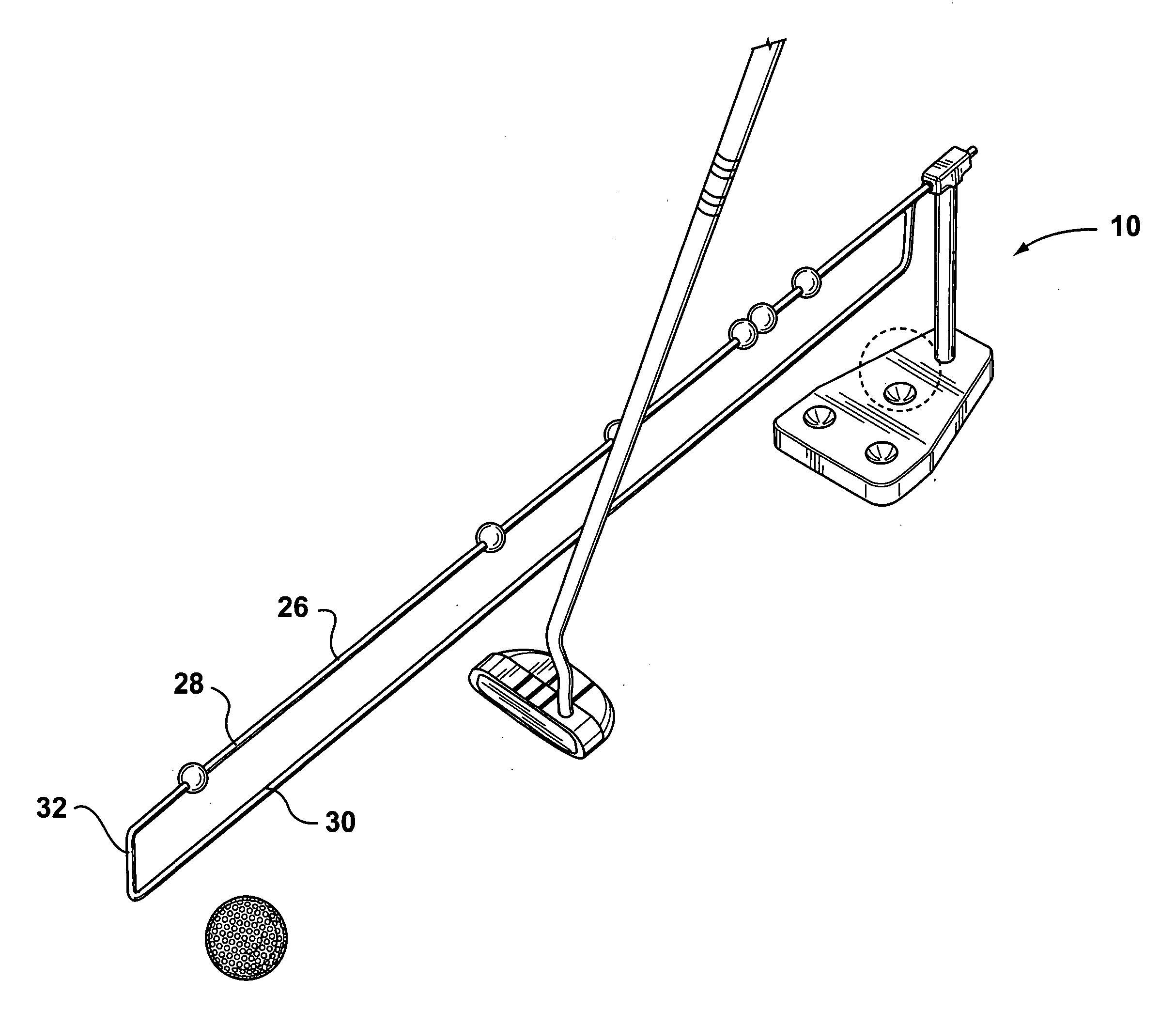 Putting practice and training device