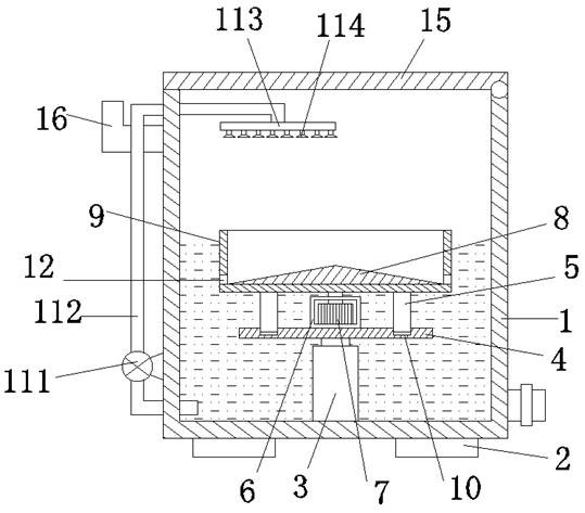 Rapid disinfecting device used for medical instruments