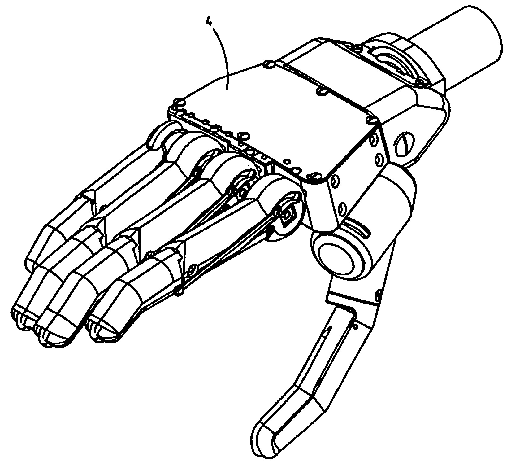 Drive device for a finger prosthesis