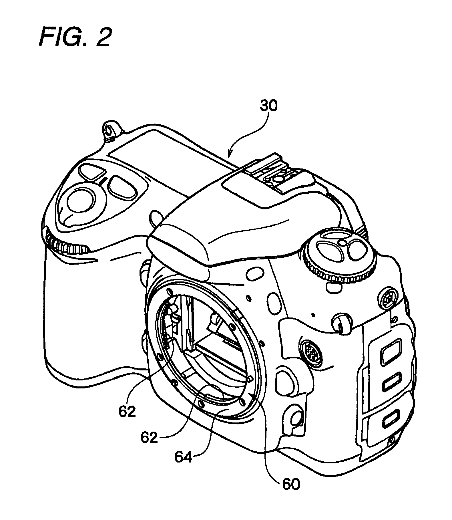 Photographic device and camera body having rectangular shaped opening, lens barrel attached to the same, and production method of the photographic device and the lens barrel