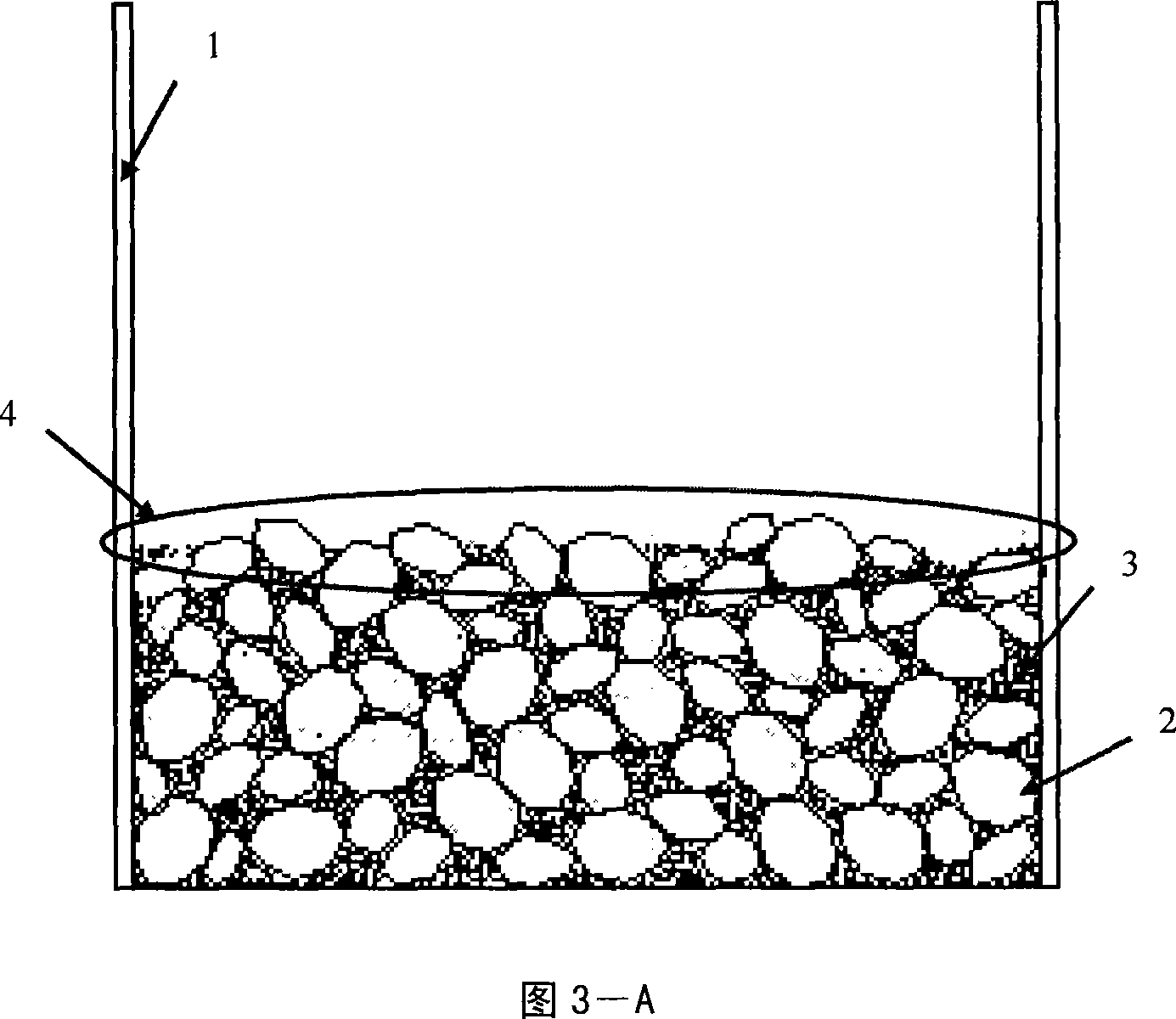 Method for constructing normal piled concrete