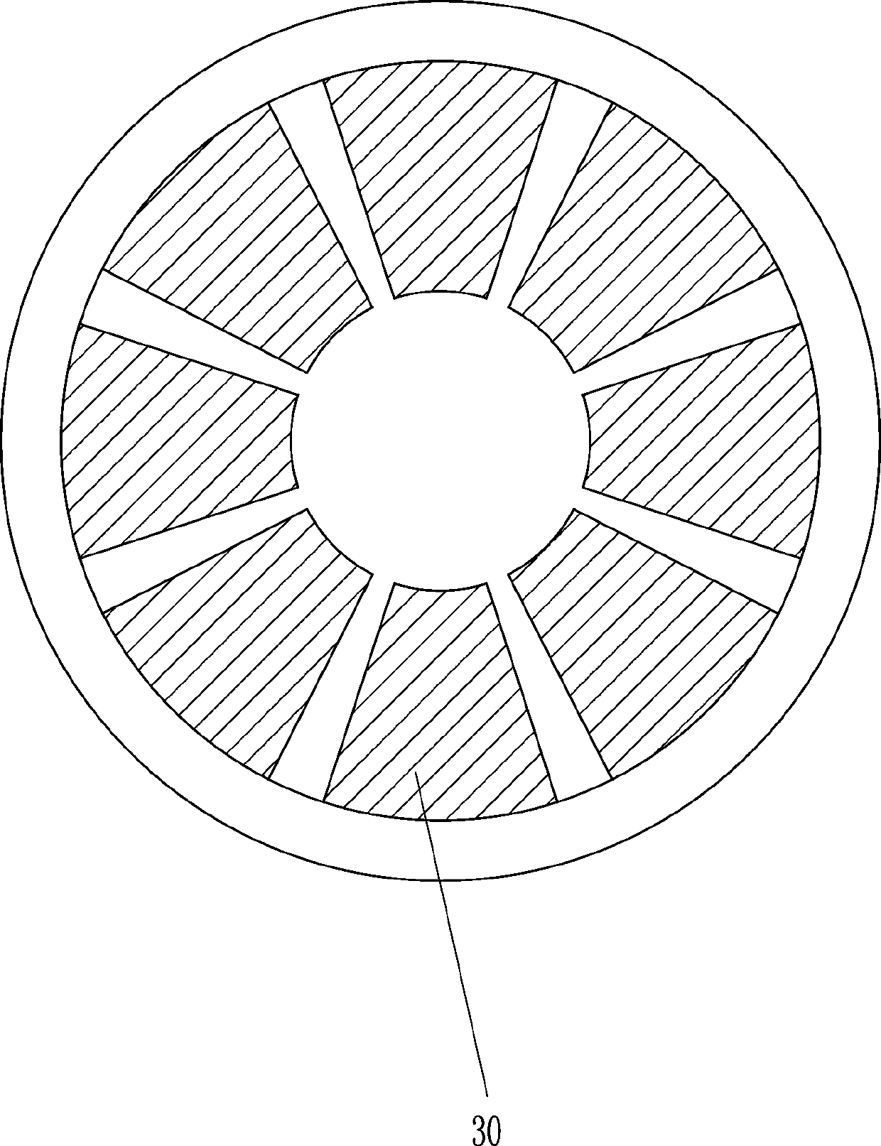 Soybean screening device for oil pressing